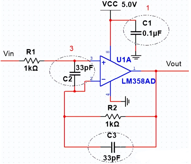 為什麼運放電路一般都會加這幾個電容，到底有啥用？